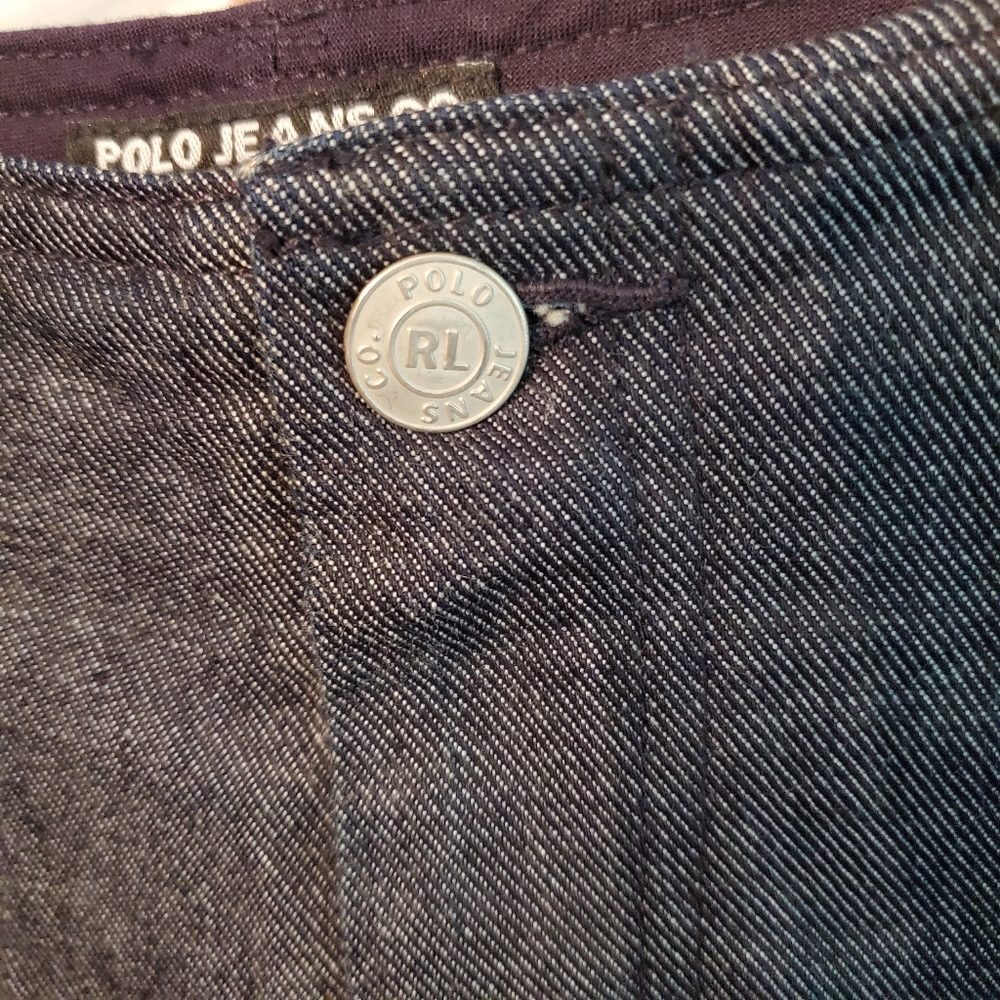 Polo Ralph Lauren Denim Skirt Women's 6 Midi - Picture 3 of 7
